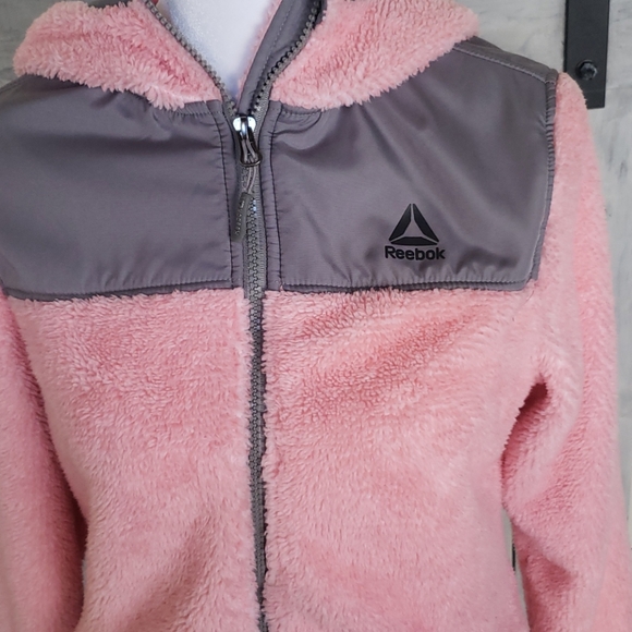 Reebok Zip-Up Fleece Hooded Jacket - Picture 6 of 9